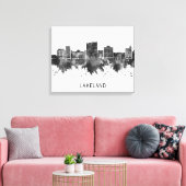 Toile Lakeland Florida Skyline BW (Insitu(Salon))