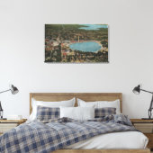 Toile Lakeland, Floride - Vue aérienne de la ville (Insitu(Chambre))