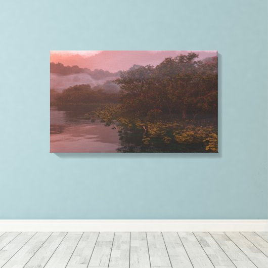 Toile Lakeside (Aube) (Insitu (Plancher de Bois))