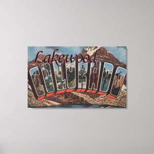 Toile Lakewood, le Colorado - grandes scènes de lettre