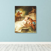 Toile L'alarme, 1723 (huile sur toile) (Insitu (Plancher de Bois))