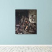 Toile L'alchimiste, 1663 (Insitu (Plancher de Bois))