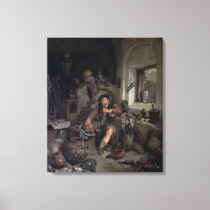Toile L'alchimiste, 1663