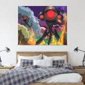 Toile L'Alien de science-fiction attaque à trépied ! (Insitu(Chambre))