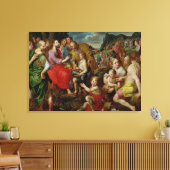 Toile L'alimentation des cinq mille (Insitu(Salon))