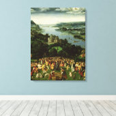 Toile L'alimentation des cinq mille (Insitu (Plancher de Bois))