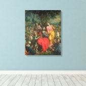 Toile L'alimentation des cinq mille, c.1590 (Insitu (Plancher de Bois))