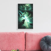 Toile Lame contre le Cosmos (Insitu(Salon))