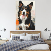 Toile L'âme heureuse de votre chien (Insitu(Chambre))