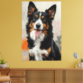 Toile L'âme heureuse de votre chien (Insitu(Salon))