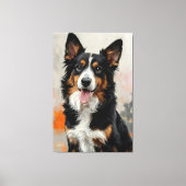 Toile L'âme heureuse de votre chien (Recto)