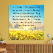 Toile Lamentations 3:22-24 (Insitu(Salon))
