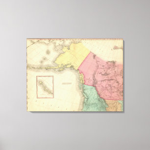 Toile L'Amérique du Nord du nord-ouest