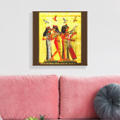 Toile L'amitié égyptienne Papyrus (Insitu(Salon))