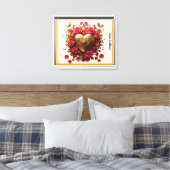 Toile "L'amour brille" (Insitu(Chambre))