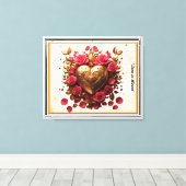 Toile "L'amour brille" (Insitu (Plancher de Bois))