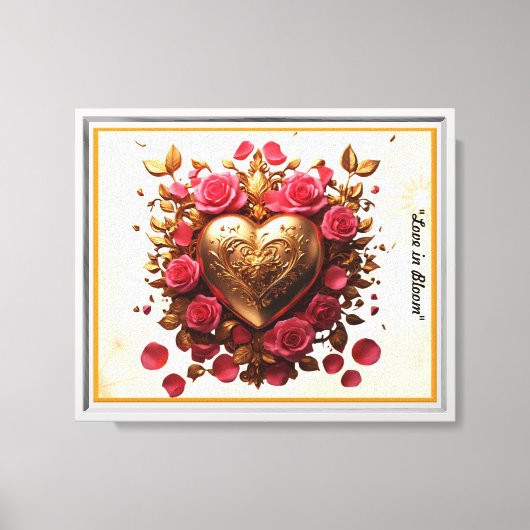 Toile "L'amour brille" (Recto)