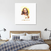 Toile L'amour conquiert chaque croix - Jésus (Insitu(Chambre))