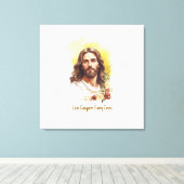 Toile L'amour conquiert chaque croix - Jésus (Insitu (Plancher de Bois))