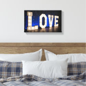 Toile L'amour dans les lumières (Insitu(Chambre))