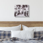 Toile "L'amour dans ses mains chat (Insitu(Chambre))