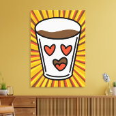 Toile L'amour dans une coupe (Insitu(Salon))