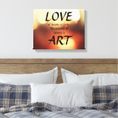 Toile L'amour de la beauté est goût (Insitu(Chambre))