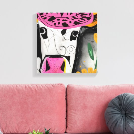 Toile L'amour de la vache (Insitu(Salon))