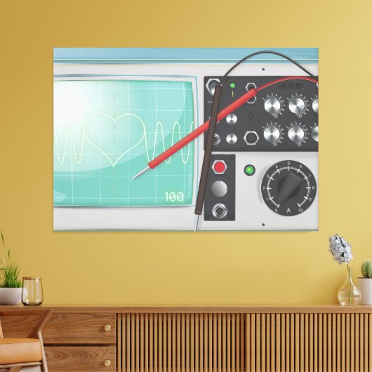Toile L'amour de l'oscilloscope (Insitu(Salon))
