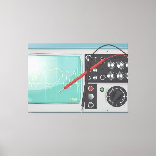 Toile L'amour de l'oscilloscope (Recto)