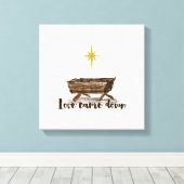 Toile L'amour de Noël est tombé (Insitu (Plancher de Bois))