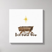 Toile L'amour de Noël est tombé (Recto)