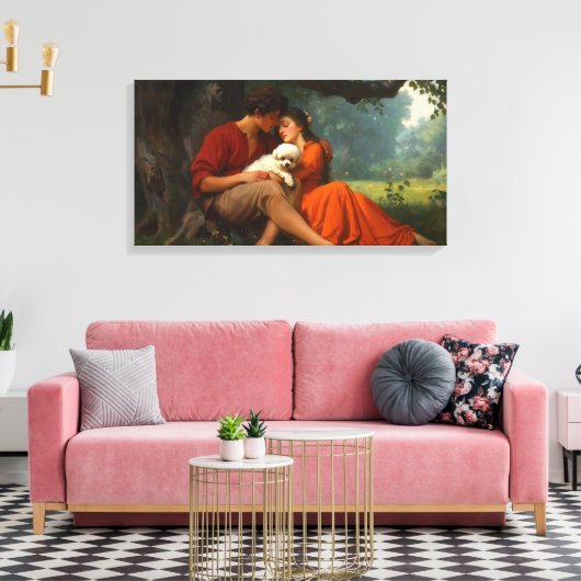 Toile L'amour enfantin (Insitu(Salon))