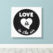Toile L'Amour Est Dans L'Air (Insitu (Plancher de Bois))