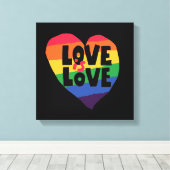 Toile L'amour est l'amour (Insitu (Plancher de Bois))