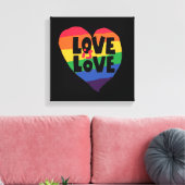 Toile L'amour est l'amour (Insitu(Salon))