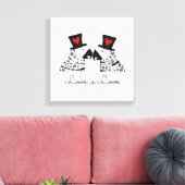Toile L'amour est l'amour Perroquets gays (Insitu(Salon))