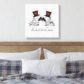 Toile L'amour est l'amour Perroquets gays (Insitu(Chambre))