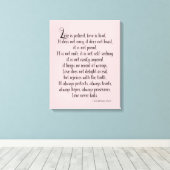 Toile L'amour est patient (Insitu (Plancher de Bois))