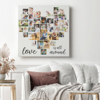 L'amour est tout autour Forme cardiaque 36 Photo C