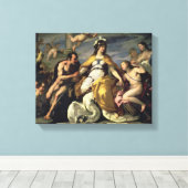 Toile L'amour et les vices désarmer le jugement (Insitu (Plancher de Bois))