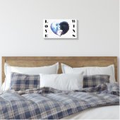 Toile L'amour gagne (Insitu(Chambre))