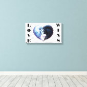 Toile L'amour gagne (Insitu (Plancher de Bois))
