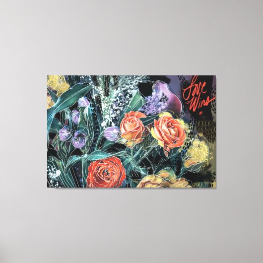Toile L'amour gagne (Recto)