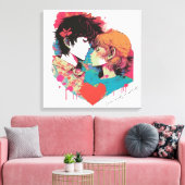 Toile L'amour n'a pas besoin de mots (Insitu(Salon))