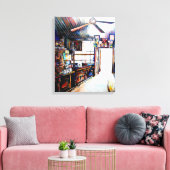 Toile L'amour n'est pas un mur, c'est un pont (Insitu(Salon))