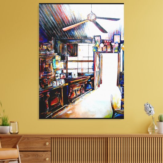 Toile L'amour n'est pas un mur, c'est un pont (Insitu(Salon))