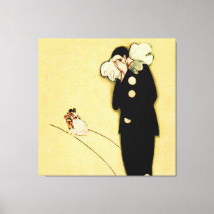 Toile L'amour perdu de Pierrot par Sophia Chiostri