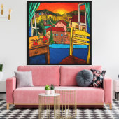 Toile L'amour pour Jérusalem par Jonathan Kis-Lev (Insitu(Salon))