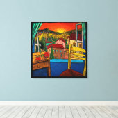 Toile L'amour pour Jérusalem par Jonathan Kis-Lev (Insitu (Plancher de Bois))